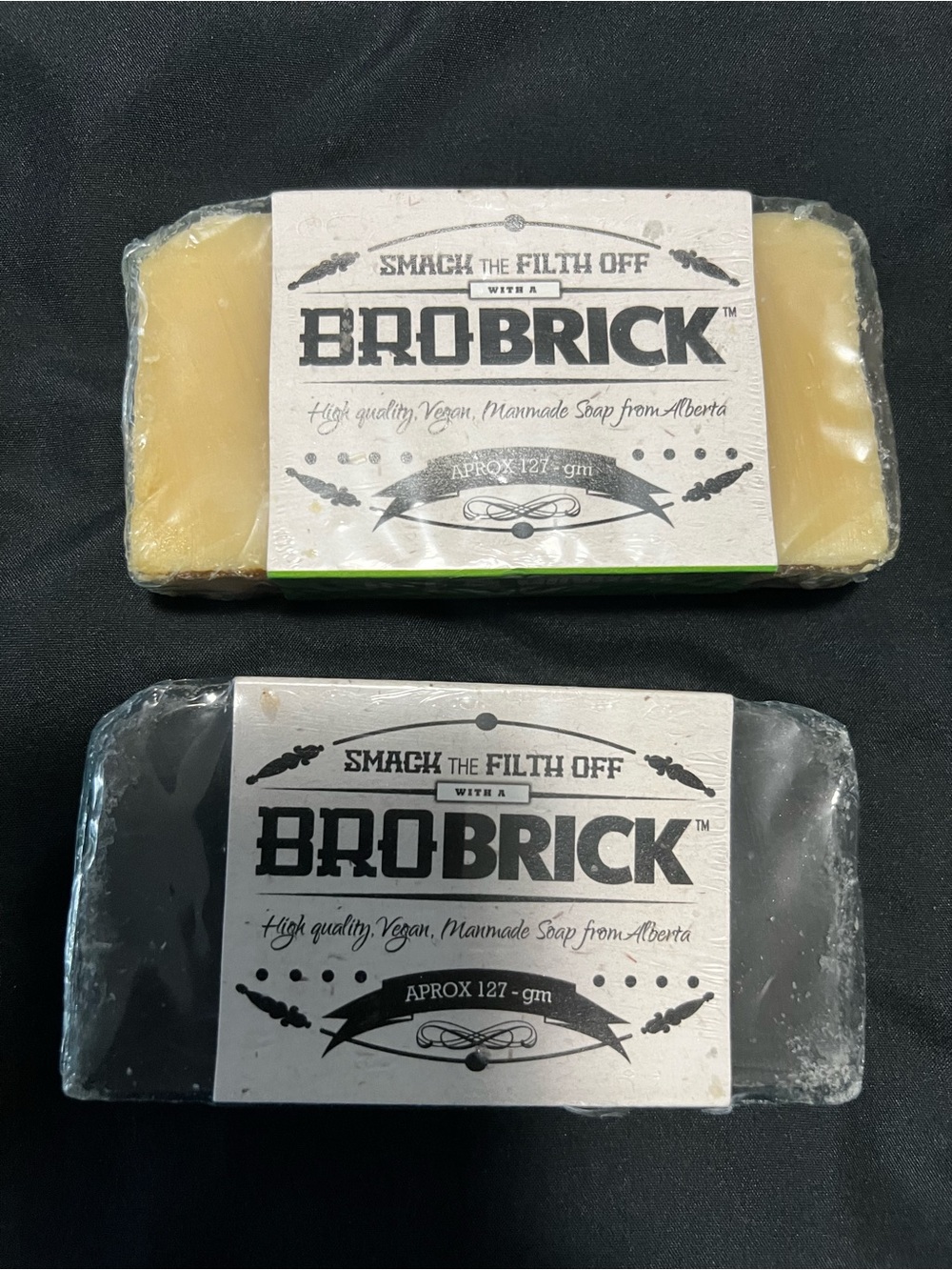 BROBRICK Luxury Vegan Bath Soap Bar — Rum & Coke / Rye & Ginger Scents